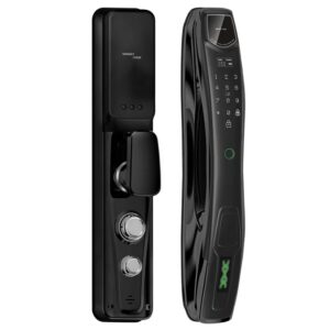 Khóa cửa vân tay Hubert HB CG86 Nano Black Face ID, App wifi - hb cg86 nano black 1