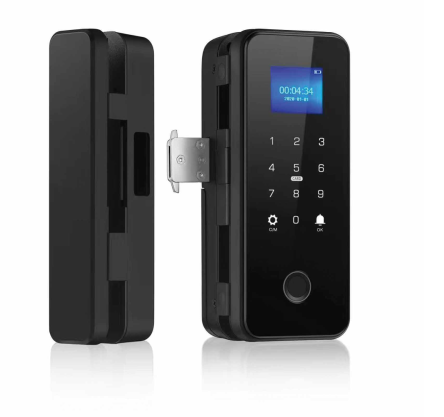 Khóa vân tay cửa kính mở Hubert HB CK68 Black App Wifi - hb ck68 bl 1