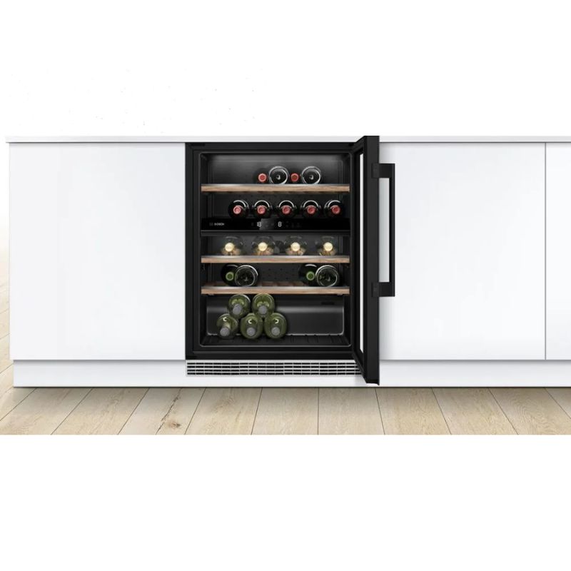 TỦ RƯỢU VANG ÂM TỦ BOSCH KUW21AHG0 - hinh anh tu ruou vang am tu bosch kuw21ahg0