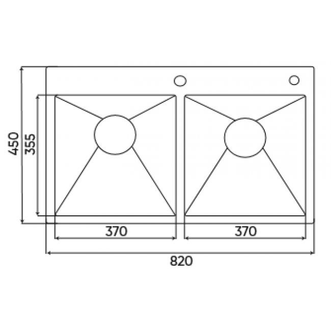 Chậu rửa INOX KAFF KF-HM8245C - hm8245c 3 650x650 1 2