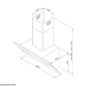 MÁY HÚT KHÓI KHỬ MÙI MALLOCA HORIZON K1574 - horizon k1574
