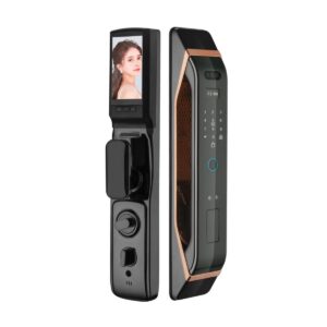 Khóa cửa vân tay Hubert HB CG87 Copper Face ID, App wifi của Đức - hubert hb cg87 1
