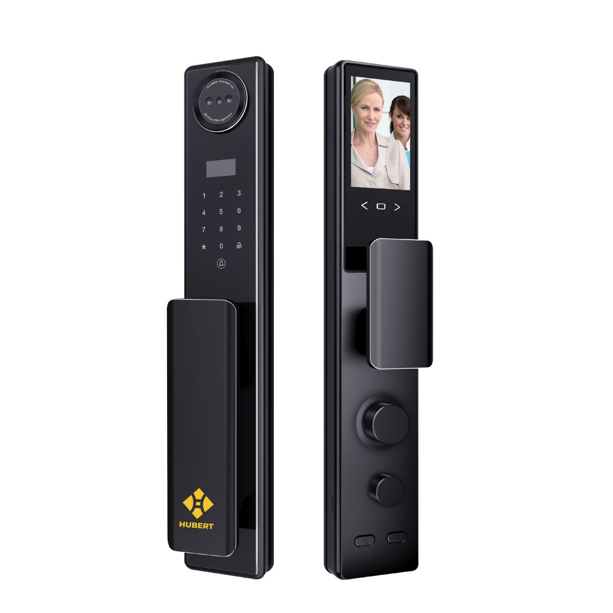 Khóa cửa vân tay Hubert HB CGI5 EU Black Face ID, App wifi - hubert hb cgi5 eu black 1