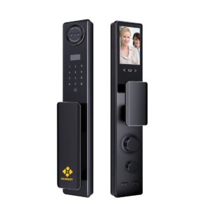 Khóa cửa vân tay Hubert HB CGI5 EU Black Face ID, App wifi