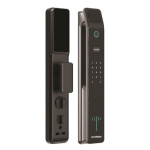 Khoá vân tay cửa gỗ Hyundai HY-SLA808 Black App wifi