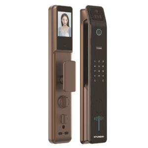Khoá điện tử cửa gỗ Hyundai HY-SLA808F Brown
