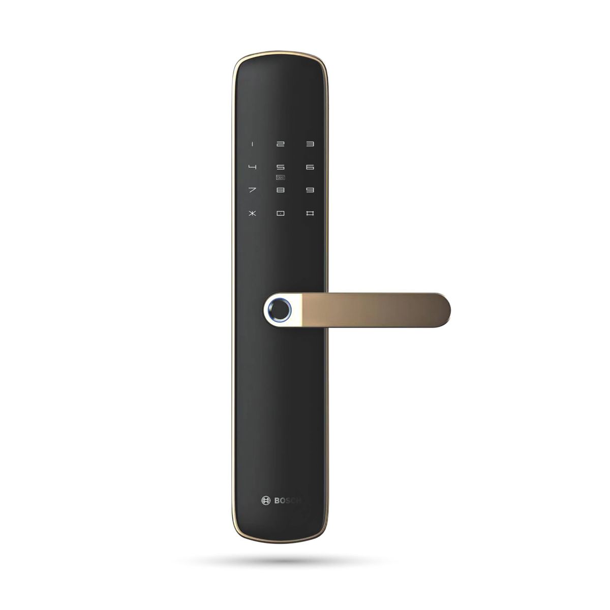 KHÓA CỬA VÂN TAY APP WIFI BOSCH ID60 DE MÀU VÀNG ĐEN - id60bk 1
