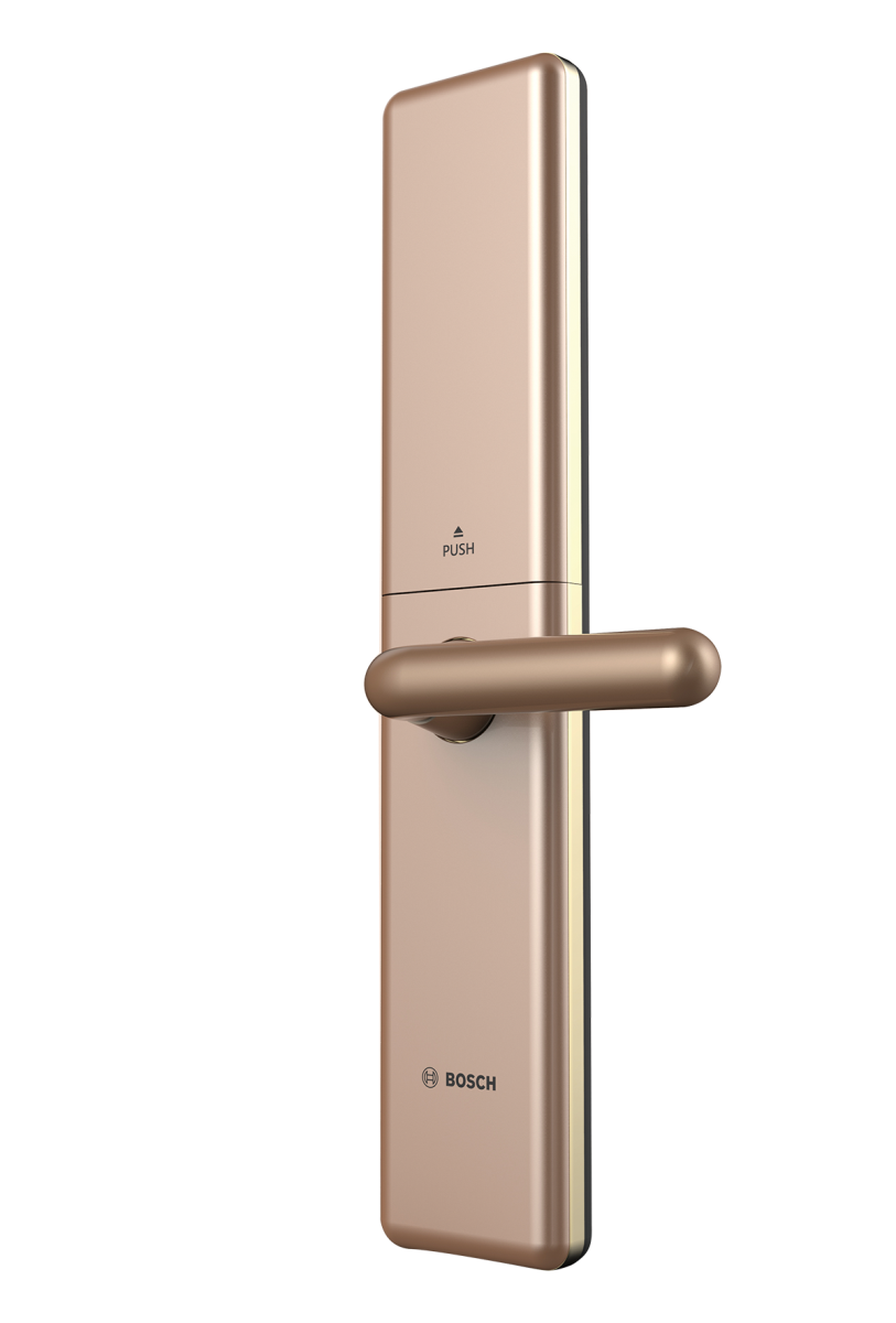 KHÓA CỬA VÂN TAY APP WIFI BOSCH ID80 DE MÀU VÀNG