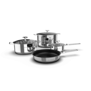 BỘ NỒI INOX JUNGER CWJ-070 CAO CẤP 7 CHI TIẾT