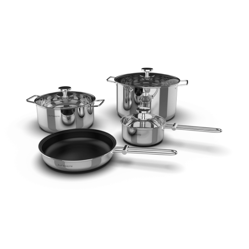 BỘ NỒI INOX JUNGER CWJ-070 CAO CẤP 7 CHI TIẾT