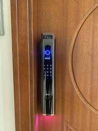 HÌNH ẢNH THỰC TẾ CỦA KHÓA CỬA NHẬN DIỆN FACE ID APP WIFI DEMAX SL999 LG