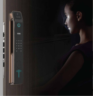 Khoá điện tử cửa gỗ Hyundai HY-SLA808F Brown - img hy sla808f brown