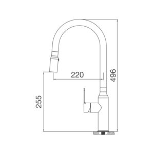 Vòi rửa chén K046-S - k046 s