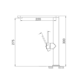 VÒI RỬA CHÉN MALLOCA K061-SS - k061 ss