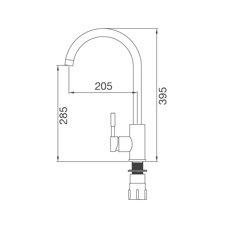 VÒI CHẬU RỬA CHÉN MALLOCA K569-C - k569 c