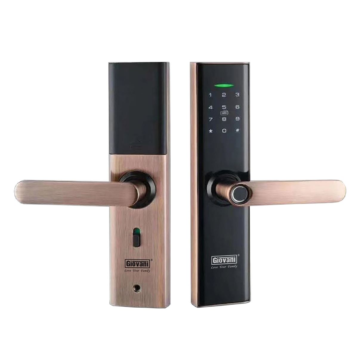 Khóa cửa vân tay Giovani GLS-K591C màu đồng - k591c