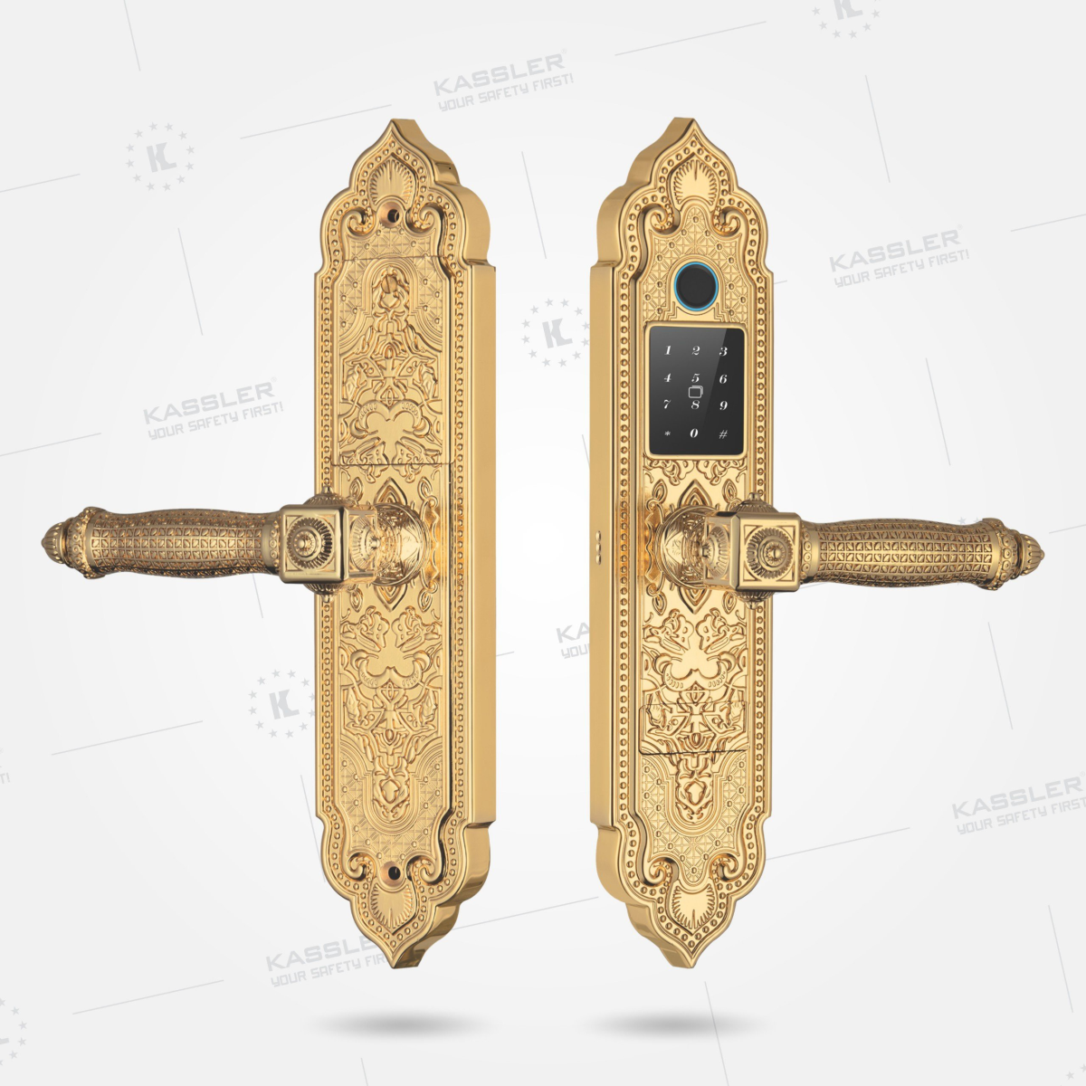 KHOÁ CỬA GỖ TÂN CỔ ĐIỂN KASSLER KL 919 PRO GOLD APP - kassler kl 919 pro gold 1