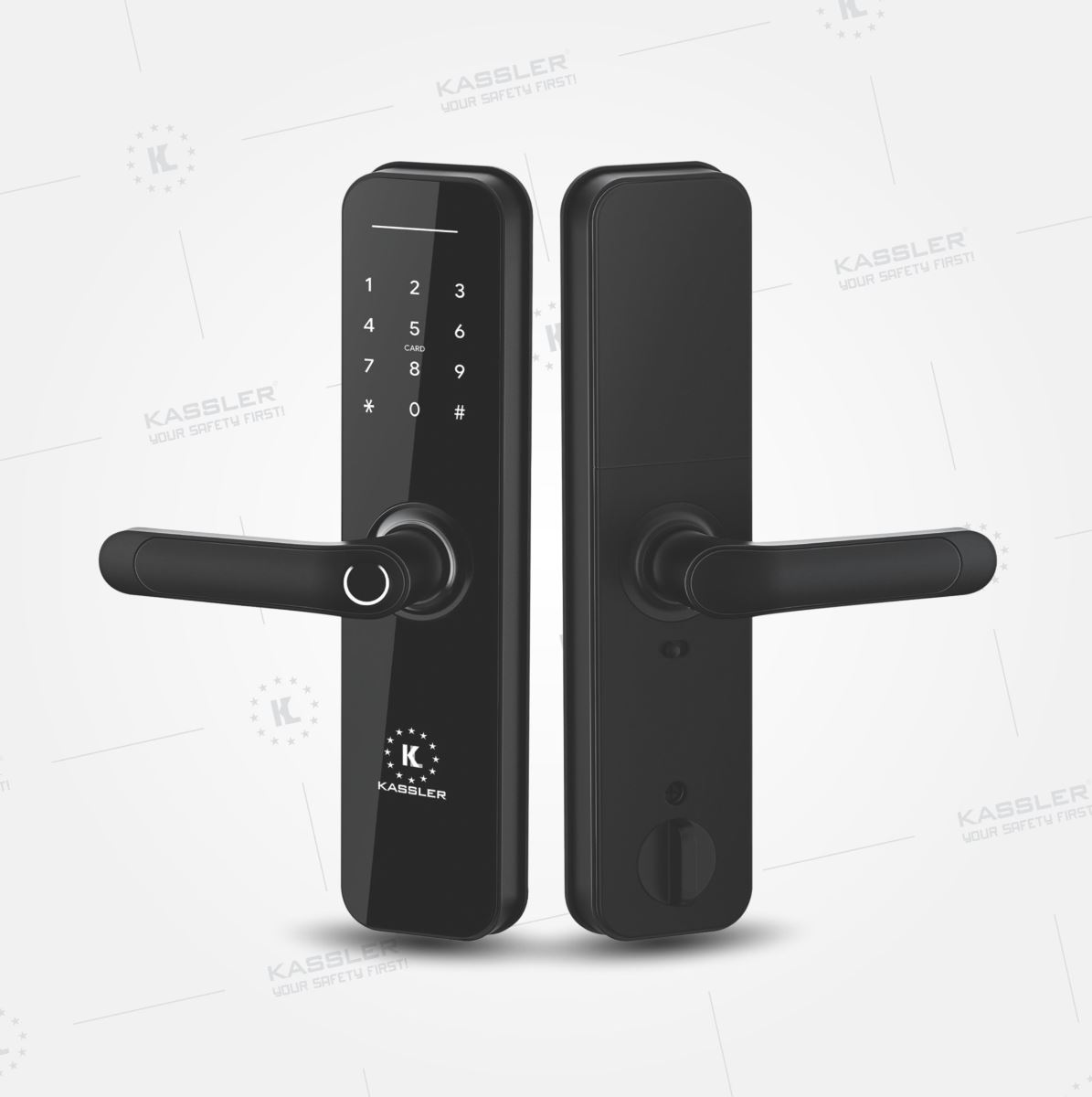 KHOÁ VÂN TAY KASSLER KL 668 BLACK APP