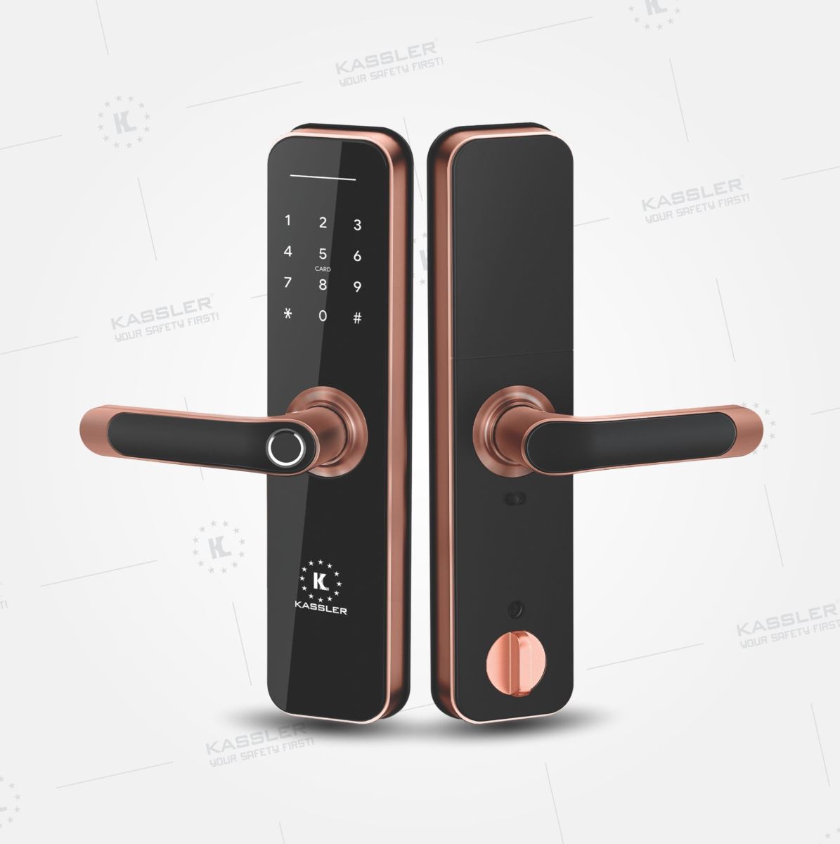 Khóa vân tay Kassler Kl-668 App wifi Bronze