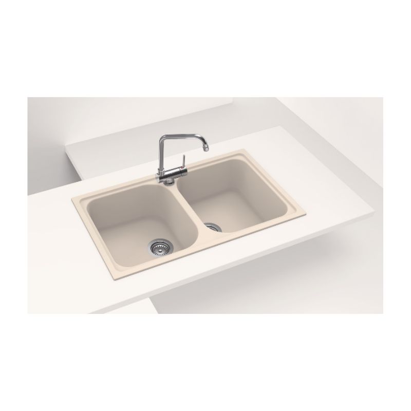 CHẬU GRANSTONE HAFELE HS19-GEN2R90 MÀU KEM 570.35.480 - kemmmm