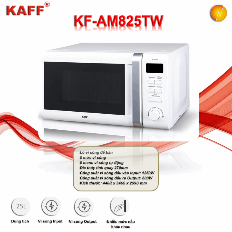 LÒ VI SÓNG KAFF KF-AM825TW