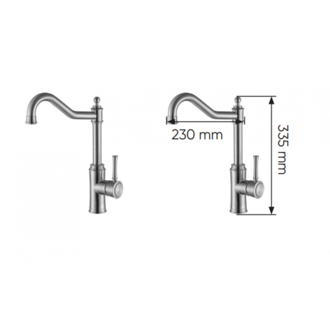 VÒI RỬA NÓNG LẠNH KAFF KF-FC606 - kf fc606 1 650x650 1