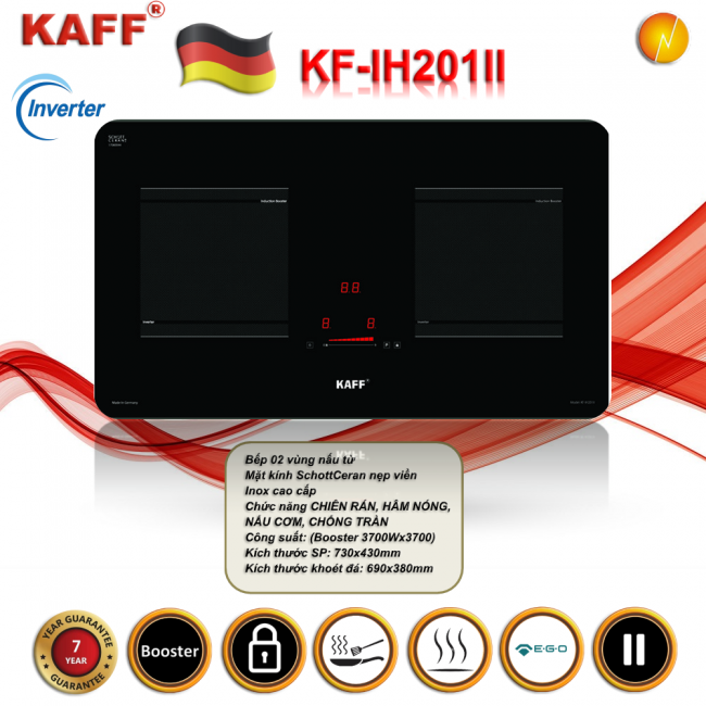 Bếp Từ KAFF KF-IH201II - kf ih201ii 650x650 2 1 1