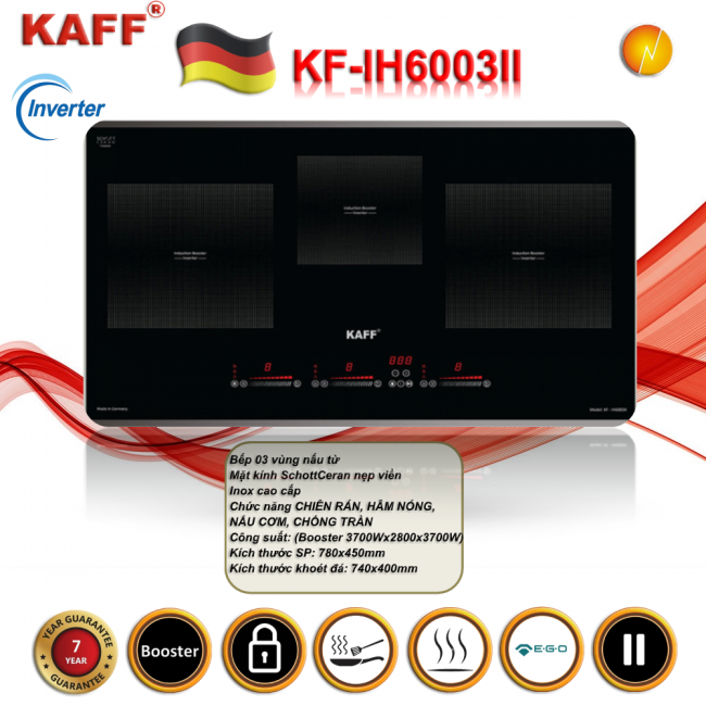 BẾP TỪ KAFF KF-IH6003II