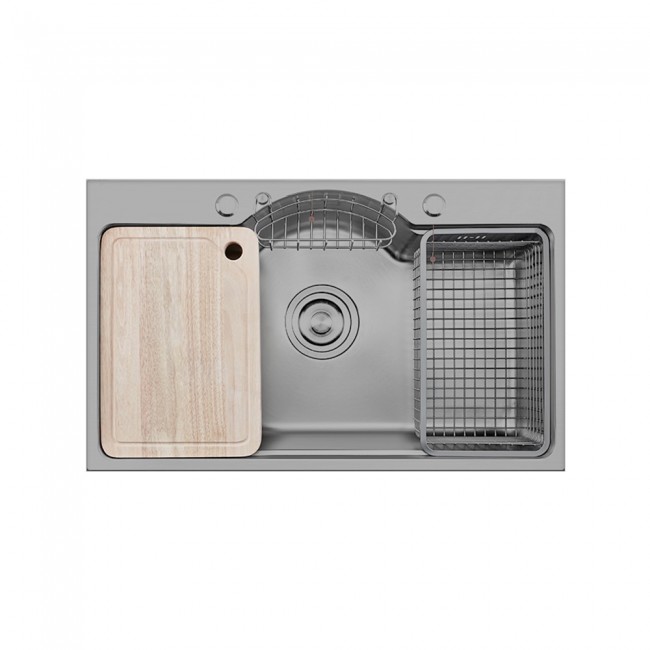 CHẬU RỬA INOX KAFF KF-PS7848-B