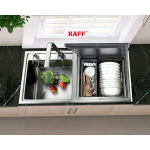 MÁY RỬA CHÉN KẾT HỢP CHẬU RỬA CHÉN KAFF KF-SWM6 - kf swm6 650x650 1 1