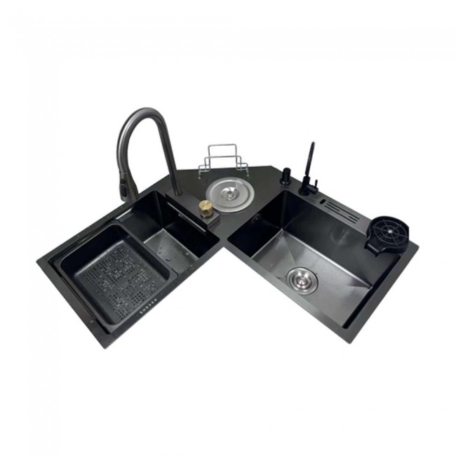 CHẬU RỬA INOX KAFF KF-ZJ9980-B