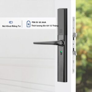 Khoá vân tay cửa nhôm Avolock AN-395-B App wifi - khoa van tay cua nhom cao cap an 395 b