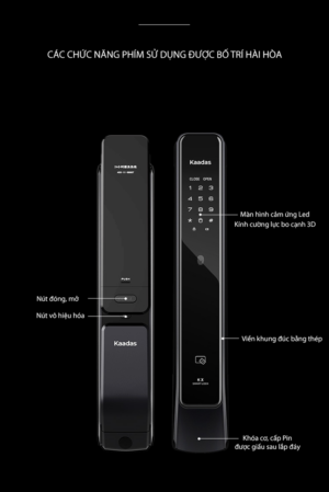 Khóa vân tay Kaadas KT-X công nghệ AI