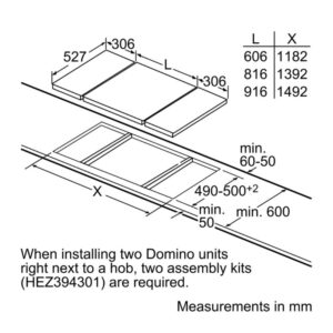 Bếp gas domino Bosch PRA3A6D70 - kich thuoc bep gas domino bosch pra3a6d70