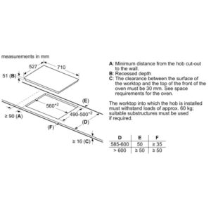 BẾP TỪ BOSCH 3 VÙNG NẤU PID775HC1E SERI 6 - kich thuoc bep tu bosch 3 vung nau pid775hc1e lap am