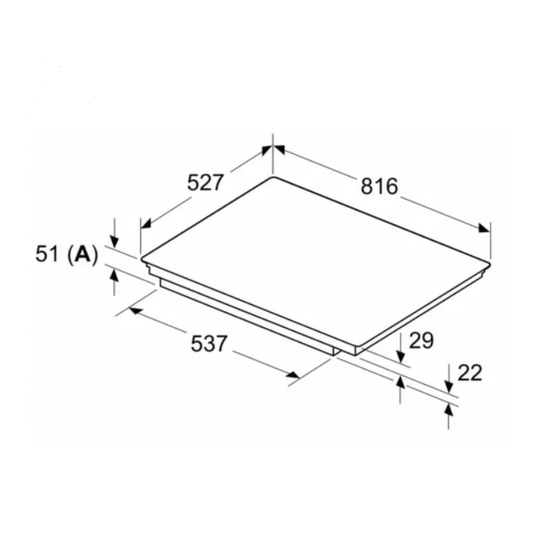 BẾP TỪ BOSCH 4 VÙNG NẤU PIE875HC1E LẮP ÂM - kich thuoc bep tu bosch 4 vung nau pie875hc1e lap am
