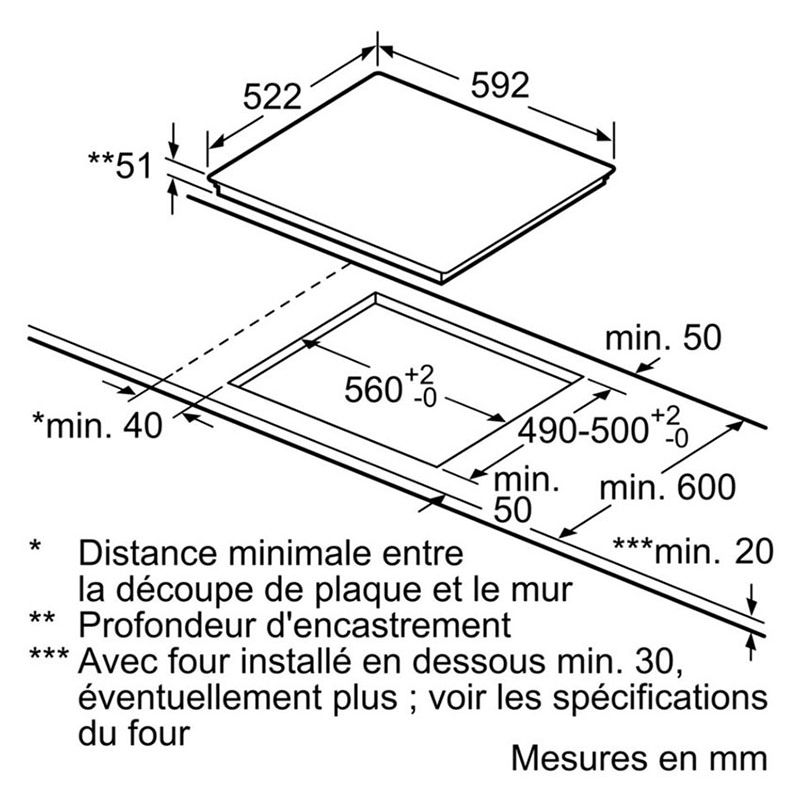Bếp từ Bosch PID631BB1 6 - kich thuoc bep tu bosch pid631bb1
