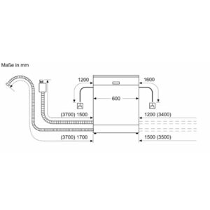 MÁY RỬA BÁT BÁN ÂM BOSCH SERIE 6 SMI6ZCS16E - kich thuoc bosch smi6zcs16e serie 6