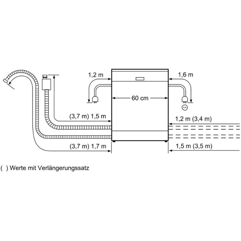 Máy rửa bát độc lập Bosch SMS46NW03E serie 4 - kich thuoc duong ong may rua bat doc lap bosch sms46nw03e serie 4