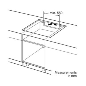 Bếp từ Bosch PIP875N17E Seri 8 - kich thuoc lap min bep tu bosch pip875n17e