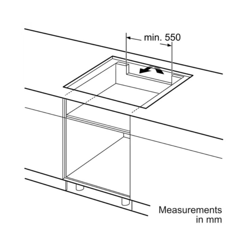 Bếp từ Bosch PIP875N17E Seri 8 - kich thuoc lap min bep tu bosch pip875n17e