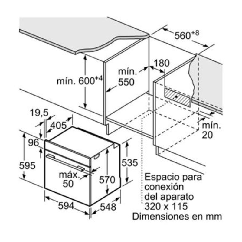 Lò nướng Bosch HBG6750S1 - kich thuoc lo nuong bosch hbg6750s1