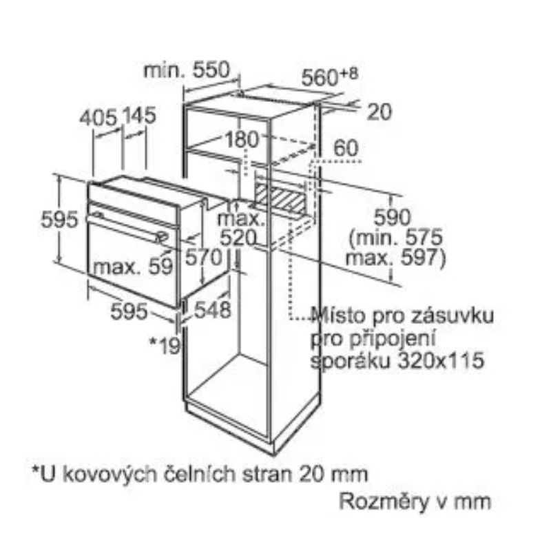 Lò nướng Bosch HBN532E5 - kich thuoc lo nuong bosch hbn532e5