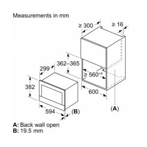 LÒ VI SÓNG BOSCH BER7321B1 LẮP ÂM - kich thuoc lo vi song bosch ber7321b1 lap am