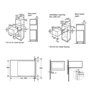 Lò vi sóng Bosch HMT84G654B - kich thuoc lo vi song bosch hmt84g654b 1