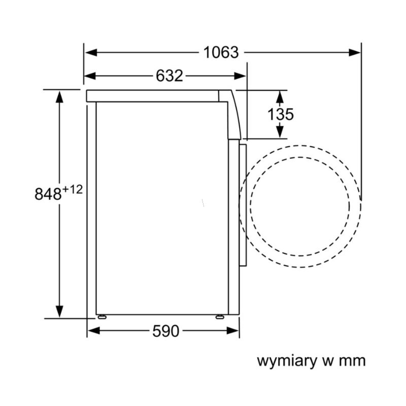 Máy giặt Bosch WAT28660EE - kich thuoc may giat bosch wat28660ee