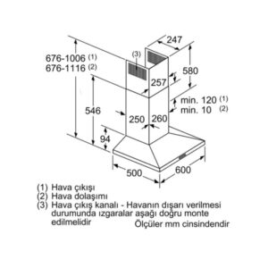 Máy hút mùi treo tường Bosch DWQ66DM50 - kich thuoc may hut mui treo tuong bosch dwq66dm50
