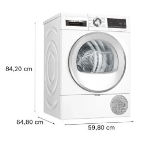 MÁY SẤY BƠM NHIỆT BOSCH 8KG WQG233C90 SERIE 6 - kich thuoc may say bom nhiet bosch 8kg wqg233c90 serie 6