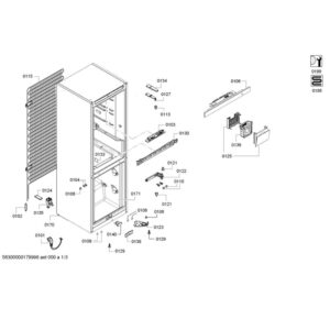 Tủ lạnh Bosch KGE49AI31 - kich thuoc tu lanh bosch kge49ai31