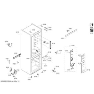 Tủ lạnh Bosch KGN39LR35 - kich thuoc tu lanh bosch kgn39lr35